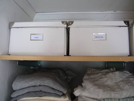 Chez larsson - white boxes - organized