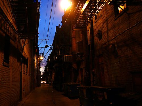 Dark alley
