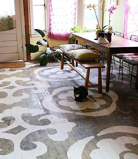 Katherine - painted floors - lena corwin contest