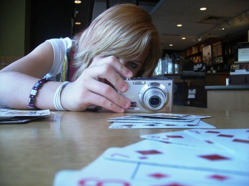Kalette + starbucks + playing cards