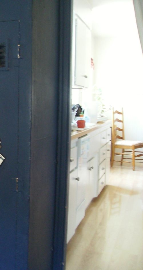 Anne - glimpse into kitchen