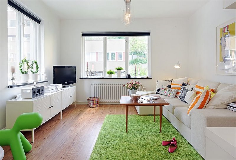 Copenhagen apt - white COLORFUL 2