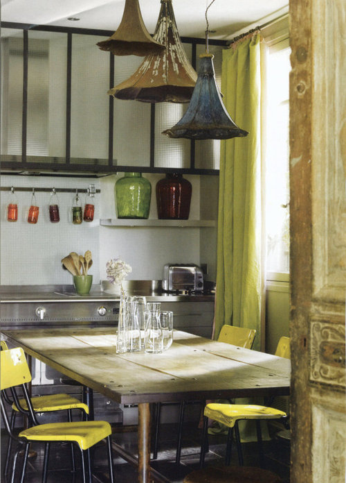 Beautiful - colorful kitchen