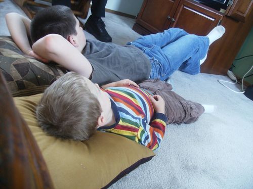 Kids - hudson imitating caleb