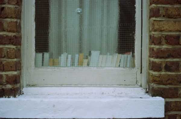 Books in window - bferry wordpress