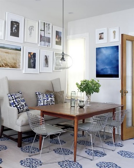 Dining area - blue