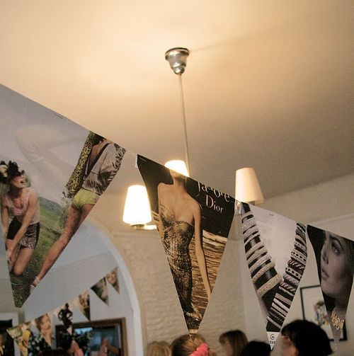 Design shimmer - magazine party decor 1