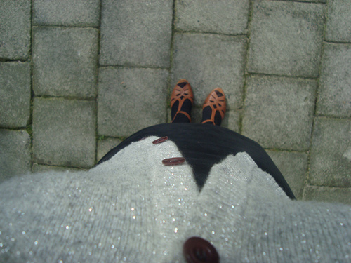 Journal de jours - silver cardigan 1