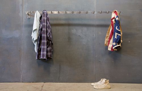 Modern50 - french clothiers garmet wall rack