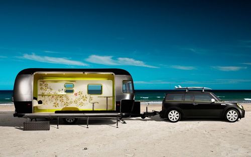 Mini cooper + airstream