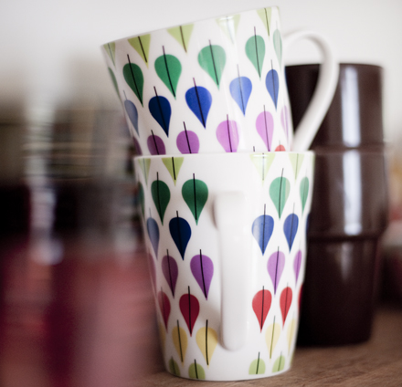 Green is the new black - colorful entryway