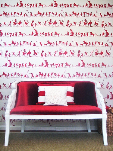 Ish and chi - red chair