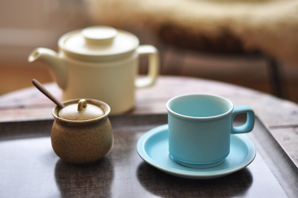 Tasse bleu théière sucrier2