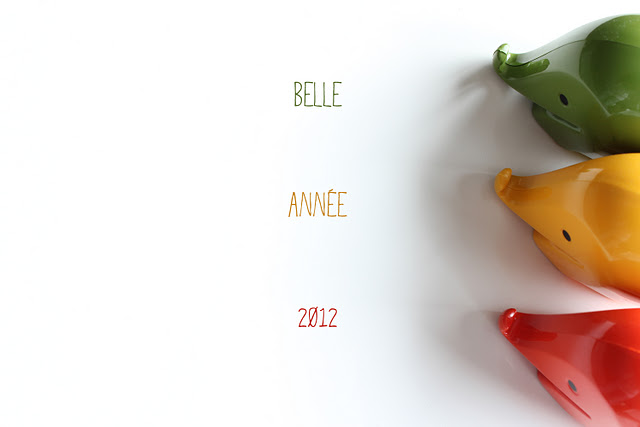 Happy new year 2012 - via avec  un O