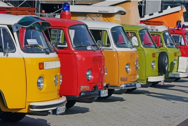 VW pops of color